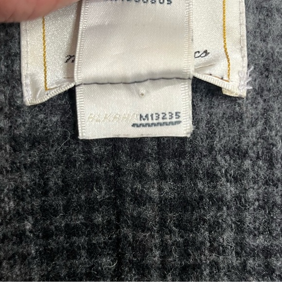 Women’s Vintage Field Manor Wool Blend Open Front Jacket Coat Size 6 Gray - Picture 4 of 8